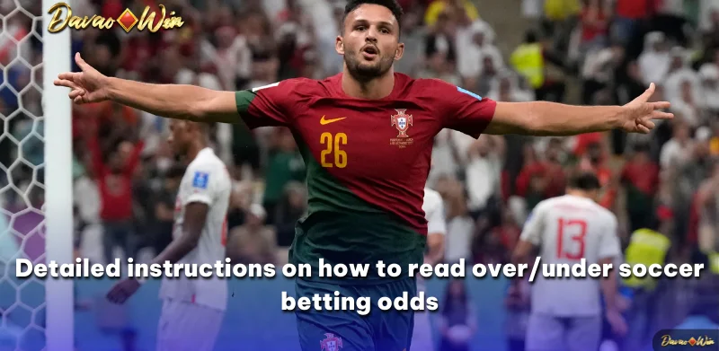 Detailed instructions on how to read over/under soccer betting odds