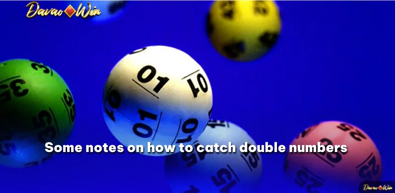 Some notes on how to catch double numbers 