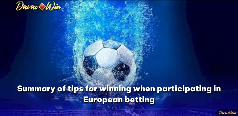 Some tips for winning when participating in European betting